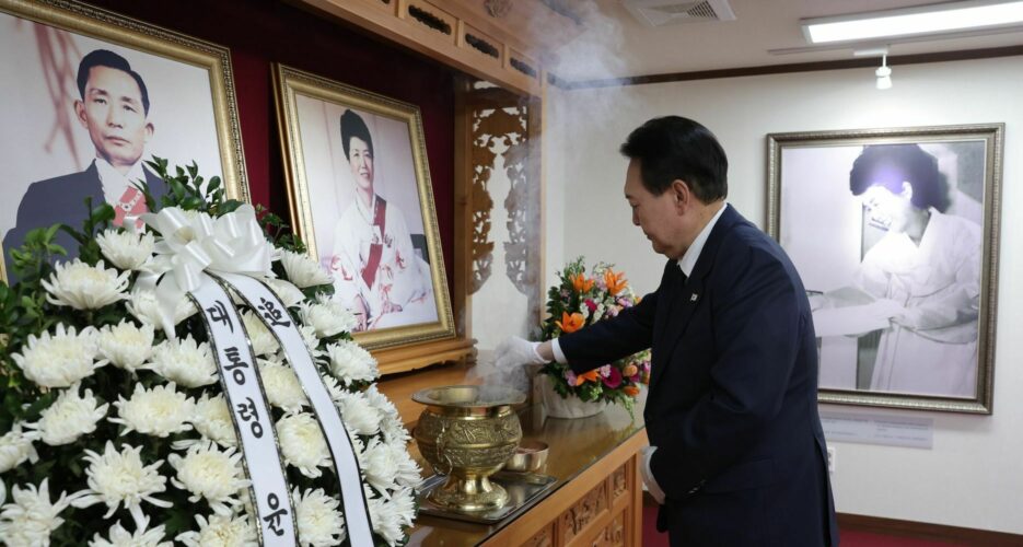 Yoon Suk-yeol pays respect to ROK dictator in latest appeal to conservative base