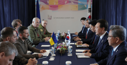 Yoon pledges support for Ukraine at G7 Summit after meeting with Zelensky