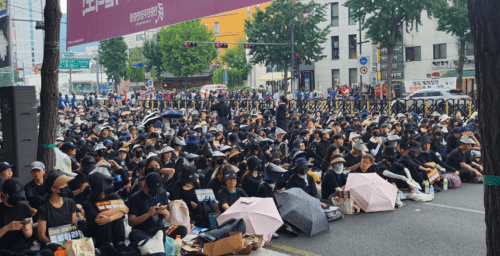 South Korean teachers rally; Yoon government softens stance with polls in mind