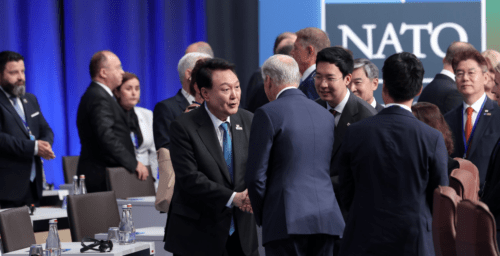 Yoon Suk-yeol set to warn about Moscow-Pyongyang ties at NATO summit